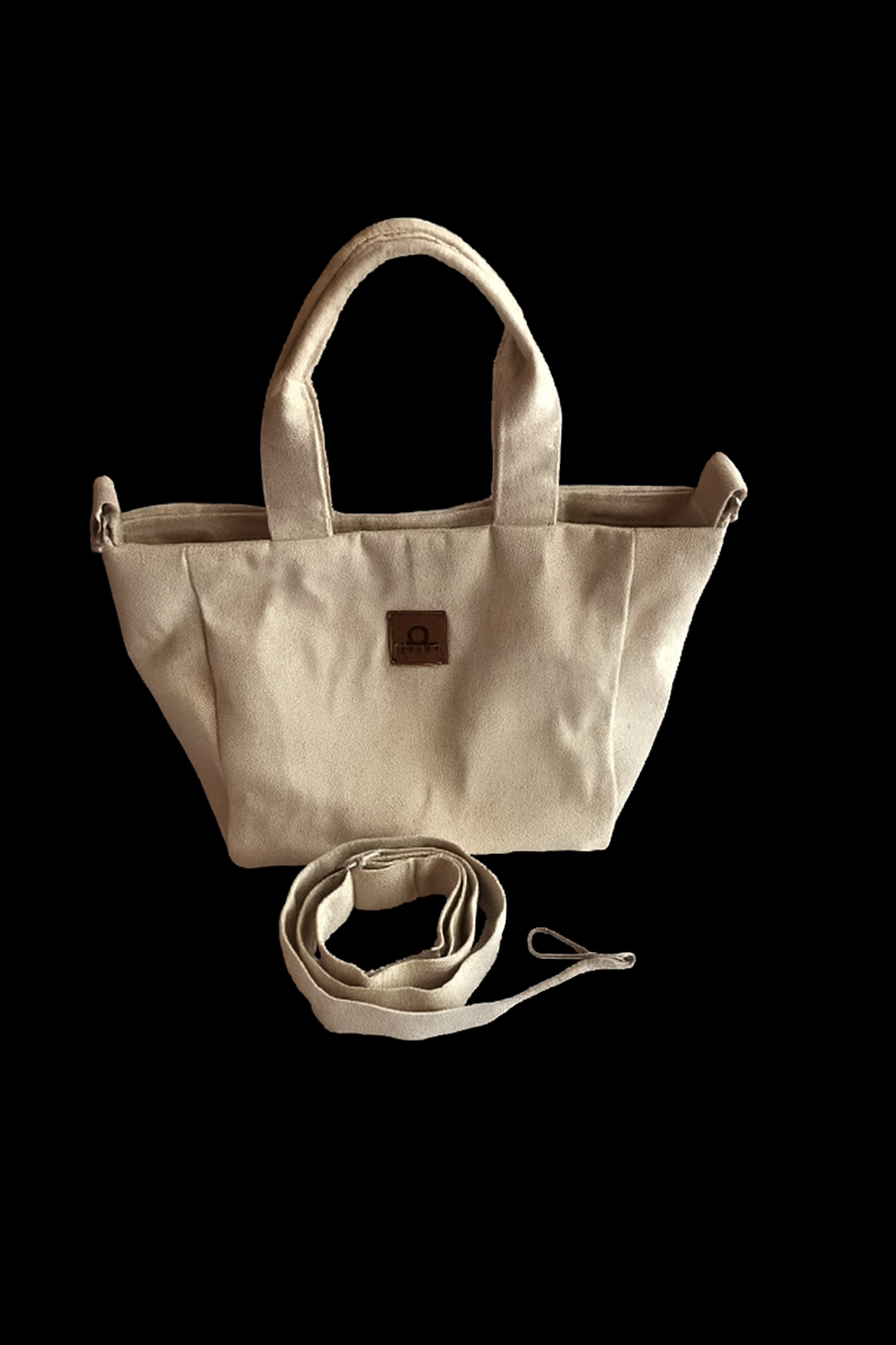 Bej Kumaş Omuz Çantası – Minimal, Hafif ve Çok Kullanışlı