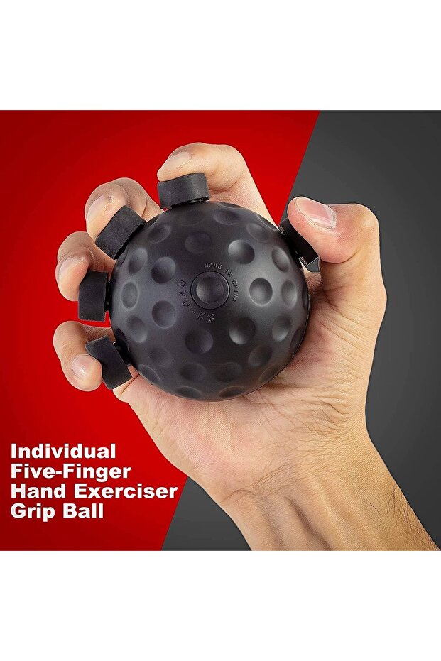 Parmak ve El Güçlendirici Egzersiz Topu | Kavrama Gücü Artırıcı Stres Topu Aleti