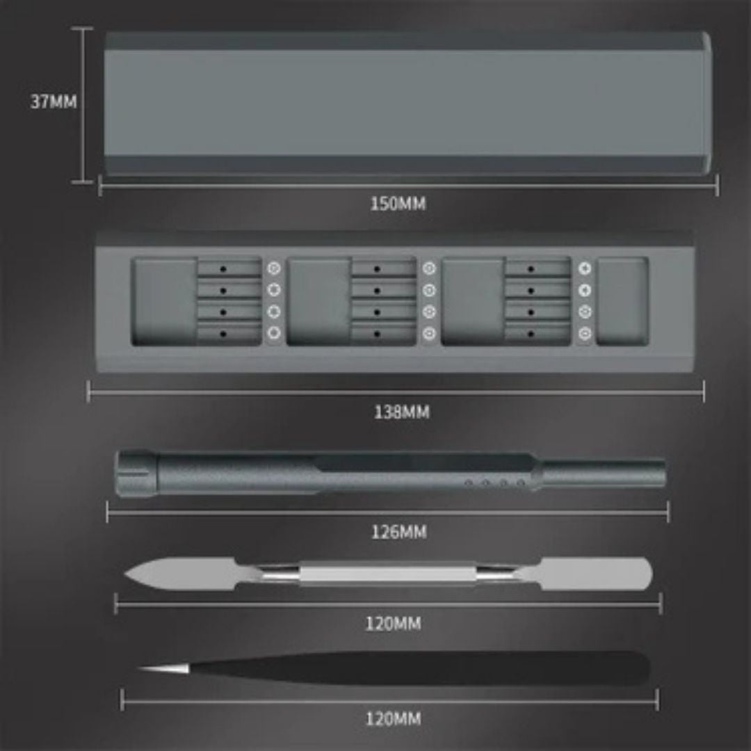 Hassas Tornavida Seti Bilgisayar Sökme Aleti 44'lü Set