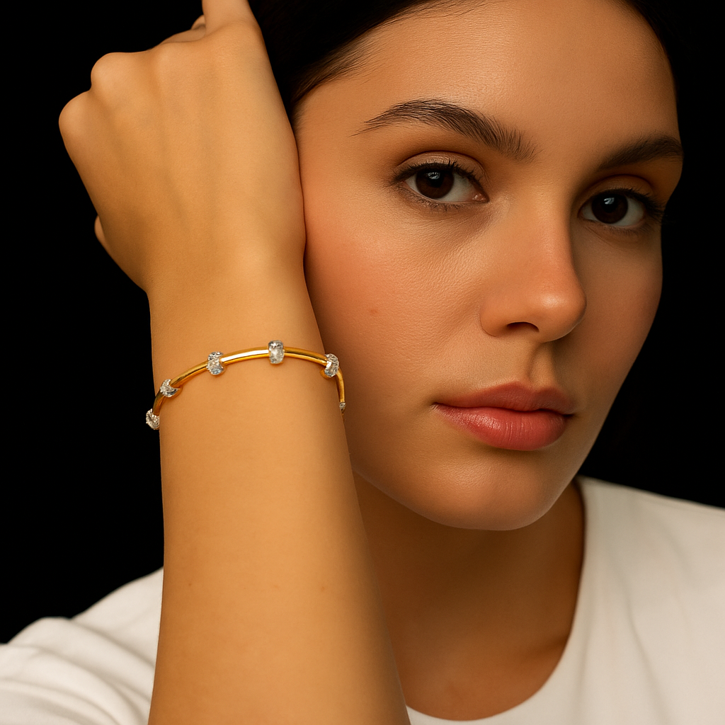 Çelik Taşlı Kelepçe